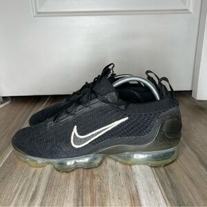 Nike Vapormax Flyknit Sneaker Shoes 2021 Black Womens Size 10
